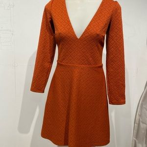Orange dress
